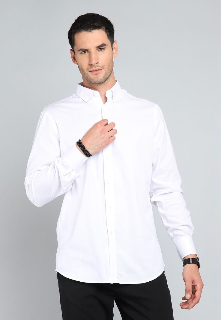 Camisa Texturada Manga Larga Guy Laroche GLBIF51BL-0
