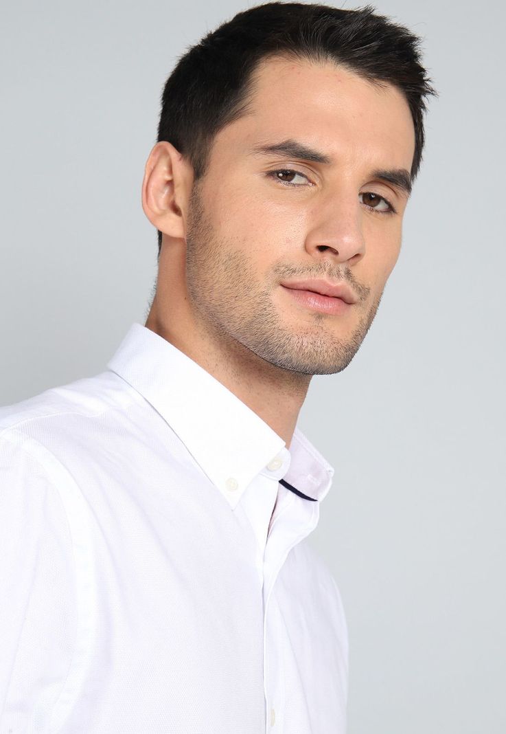 Camisa Texturada Manga Larga Guy Laroche GLBIF51BL-2