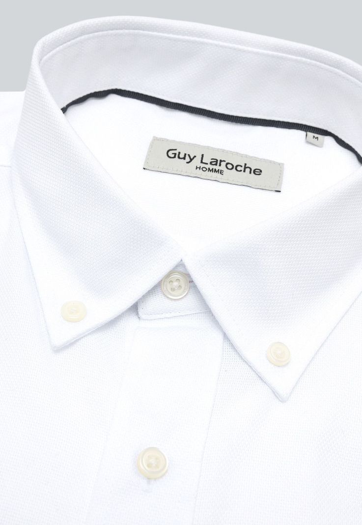 Camisa Texturada Manga Larga Guy Laroche GLBIF51BL-4