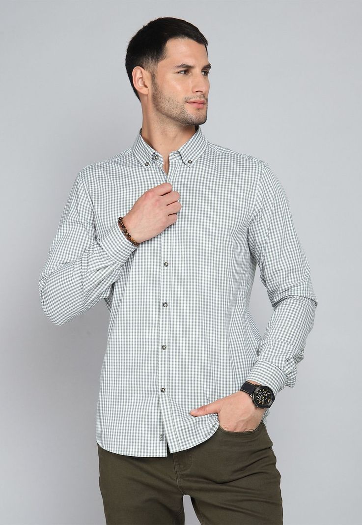Camisa Cuadros Manga Larga Arrow CM31044VE