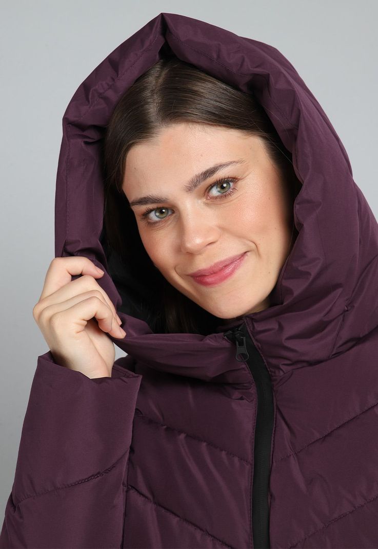 Parka Larga Acolchada con Capucha Mujer Esprit G025134-3