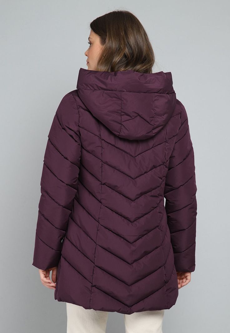 Parka Larga Acolchada con Capucha Mujer Esprit G025134-4