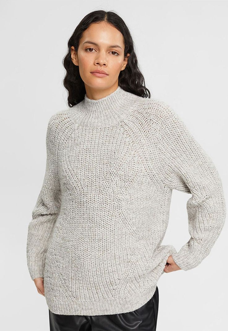 Sweater Con Cuello Mao Mujer Esprit 102EE1I316-0