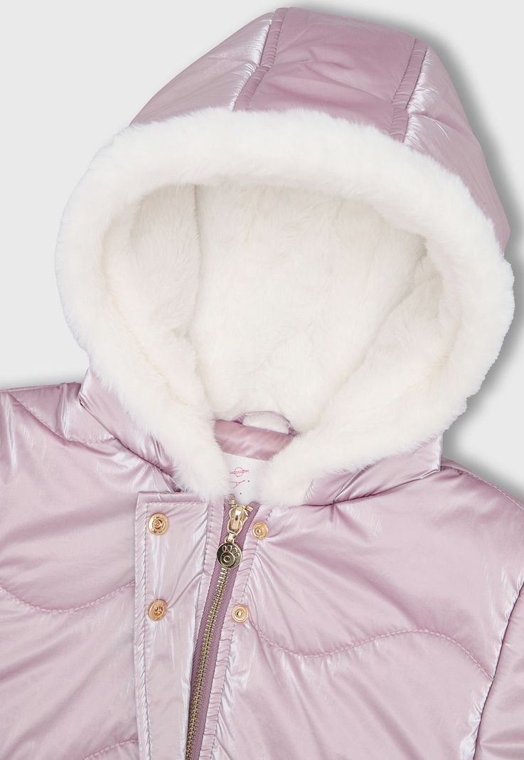 Parka Manga Larga Niña Osito OPKA678RD-2