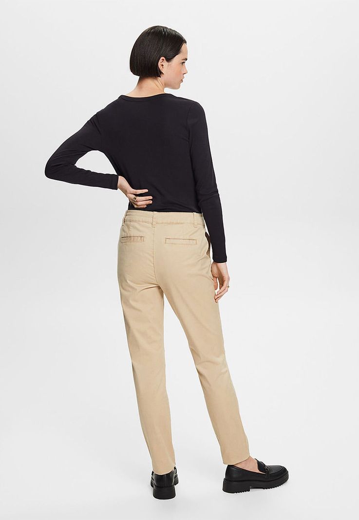 Pantalón Chino Mujer Esprit Azul marino-1