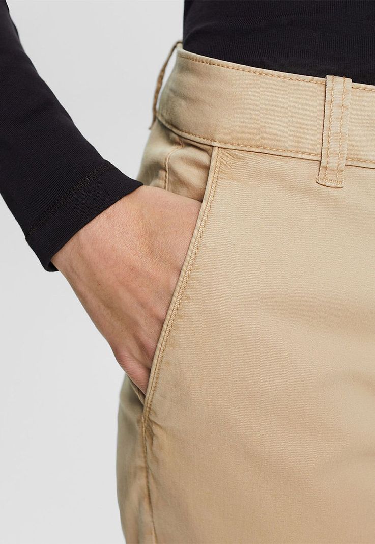 Pantalón Chino Mujer Esprit Azul marino-2