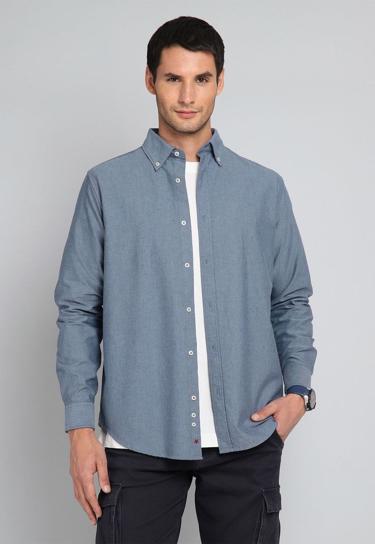 Camisa Oxford Manga Larga Soviet BISHF40NB-0