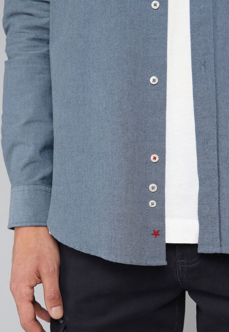 Camisa Oxford Manga Larga Soviet BISHF40NB-5