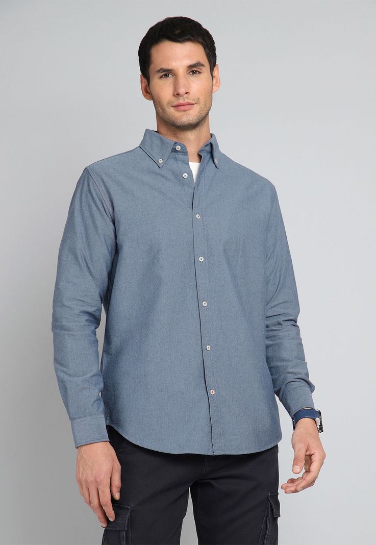 Camisa Oxford Manga Larga Soviet BISHF40NB-6
