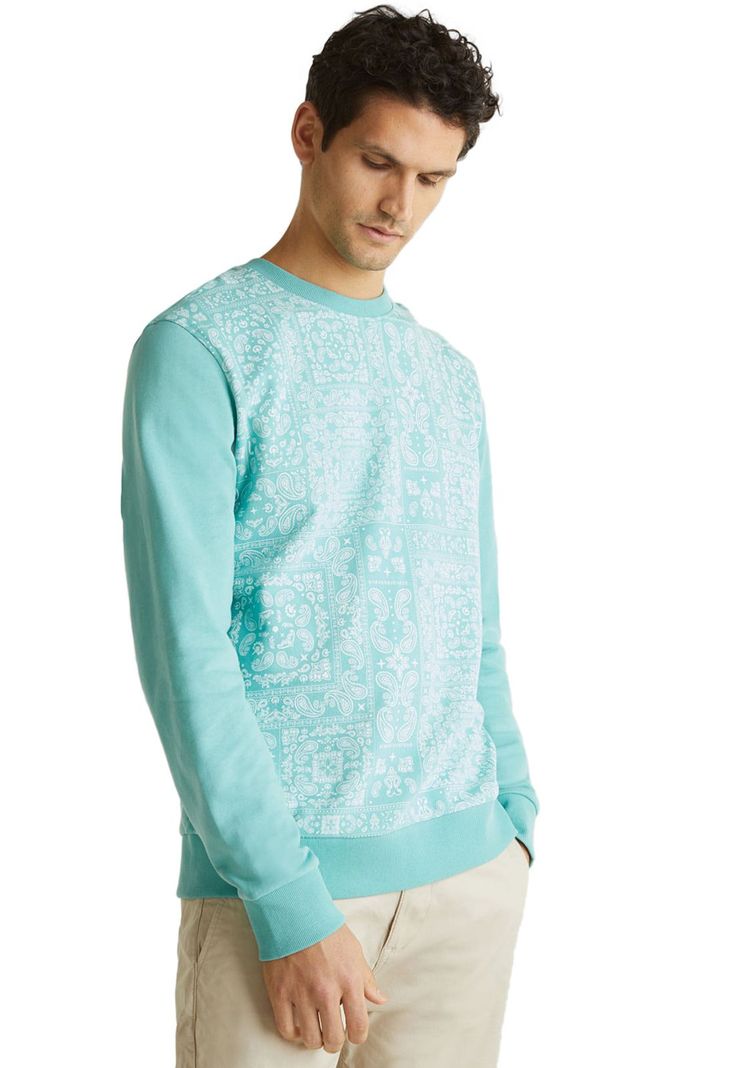 Polerón estampado paisley