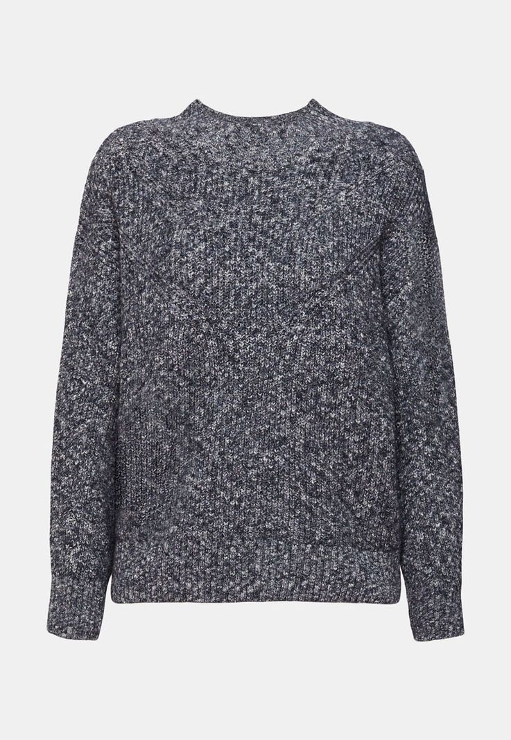 Sweater De Punto Mouliné Mujer Esprit-7