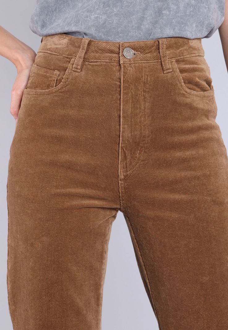 Pantalón Cotele Straight Mujer Soviet-2