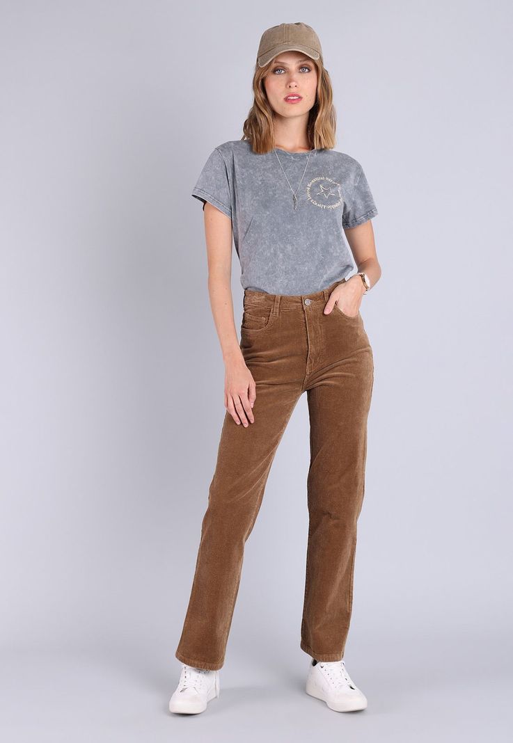 Pantalón Cotele Straight Mujer Soviet-3