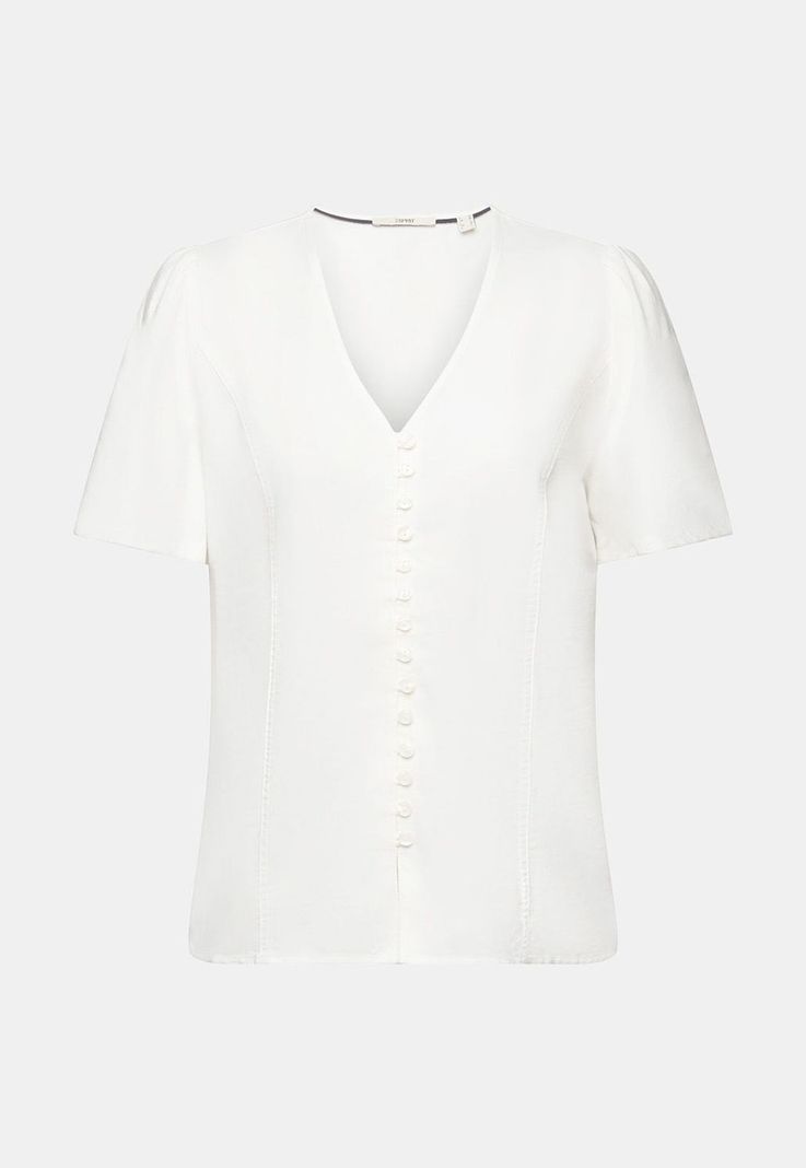 Blusa Ajustada A La Cintura Mujer Esprit-3