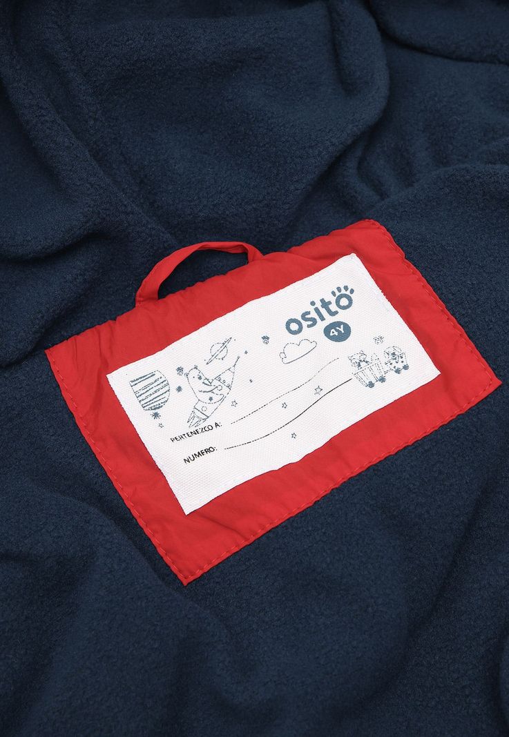 Parka Manga Larga Niño Osito OPKO636RO-4