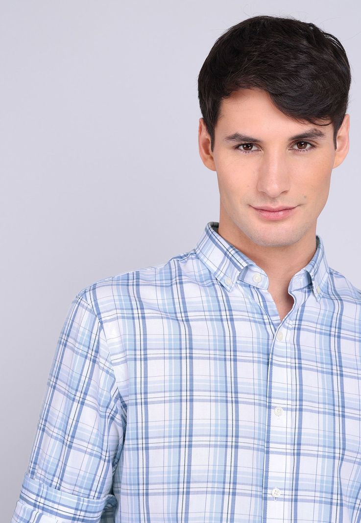 Camisa Cuadros Manga Larga Guy Laroche GLBVF04CE-1