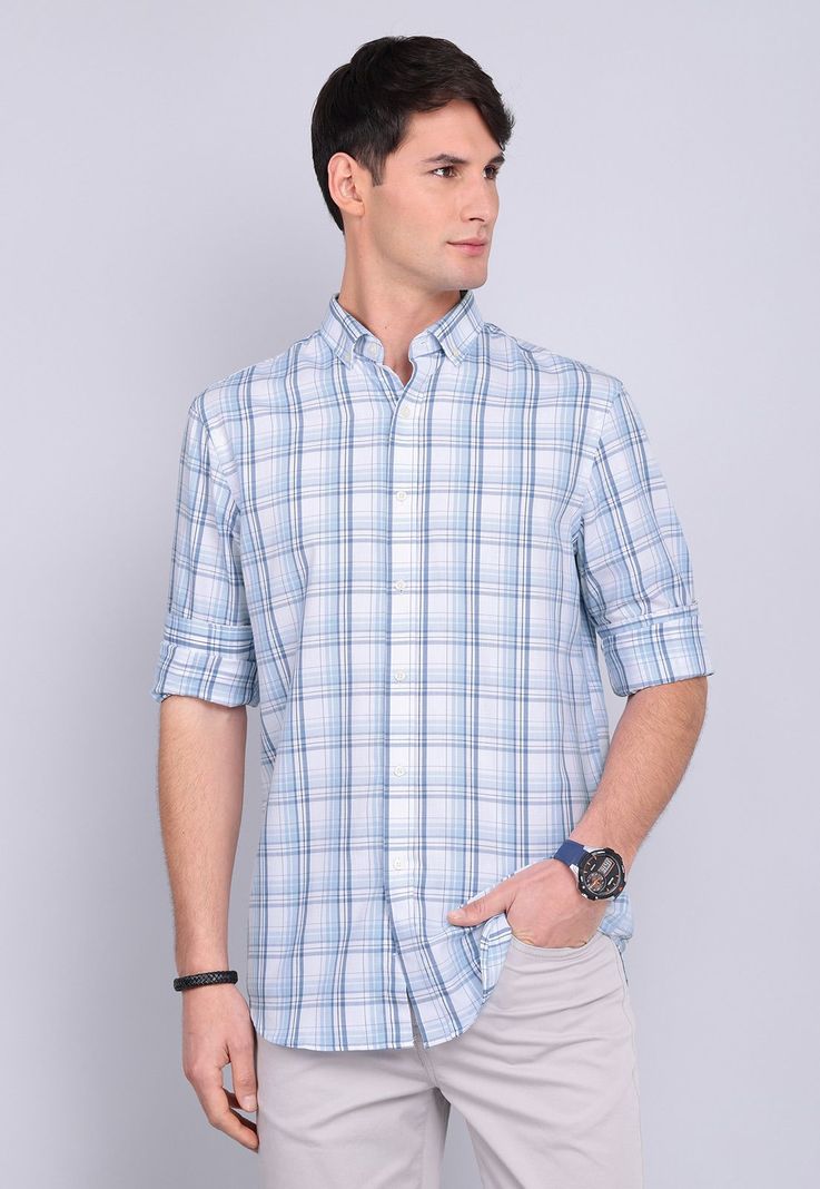 Camisa Cuadros Manga Larga Guy Laroche GLBVF04CE-4