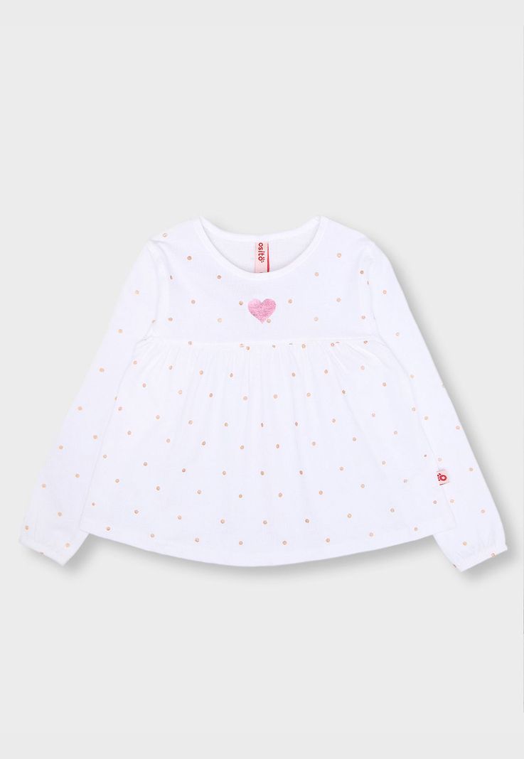 Polera Niña Osito PO2A012BL