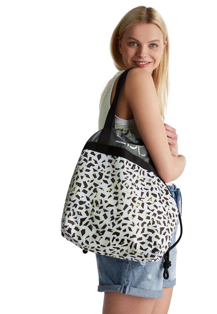Bolso de mano con estampado