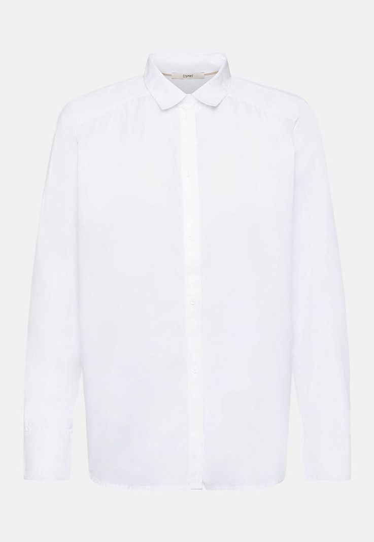 Blusa Camisera De Algodón Ecológico Mujer Esprit 122EE1F302-4