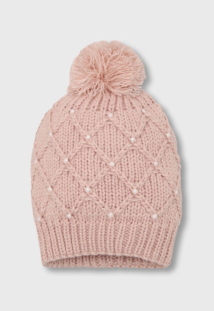 Gorro De Invierno Niña Osito OGOA606RD-0