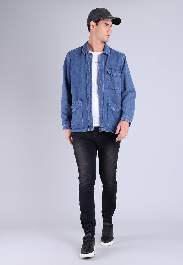 Chaqueta Denim Hombre Soviet SJKH802AZ-3