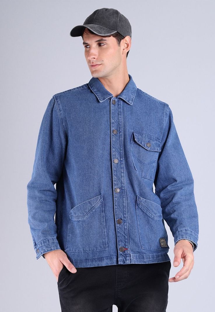 Chaqueta Denim Hombre Soviet SJKH802AZ-4