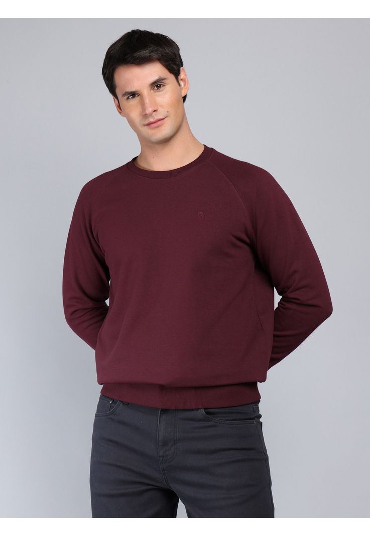 Poleron Cuello Redondo Regular Fit Burdeo Piero Butti PBCIJ92BU S