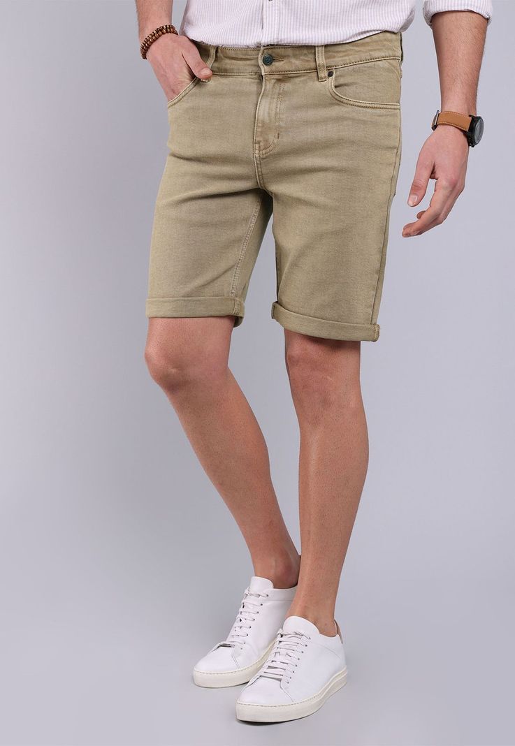 Bermuda Denim Slim Fit Soviet BVSHC90BE-0