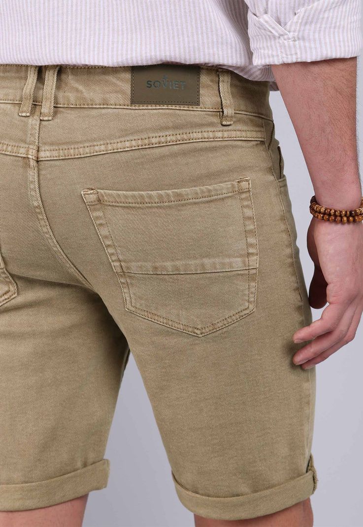 Bermuda Denim Slim Fit Soviet BVSHC90BE-4