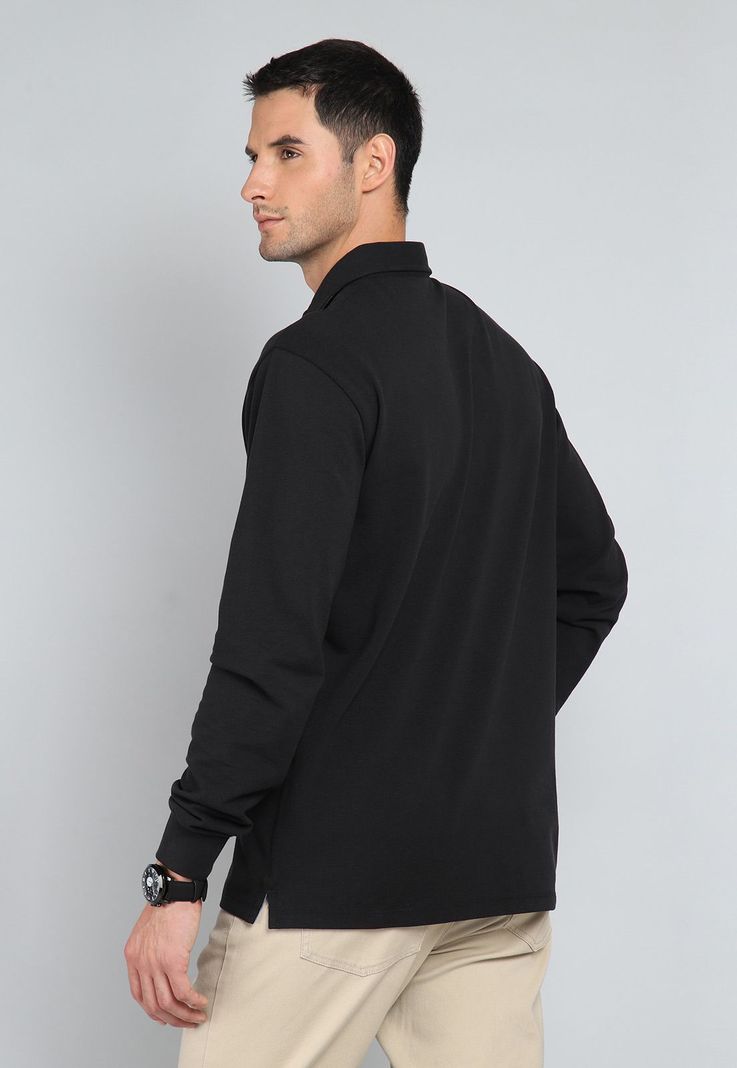Polera Pique Manga Larga Guy Laroche GLBIK48NE-1