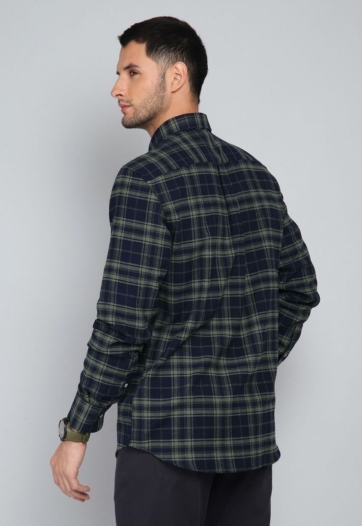 Camisa Cuadros Manga Larga Guy Laroche GLBIF48NB-1