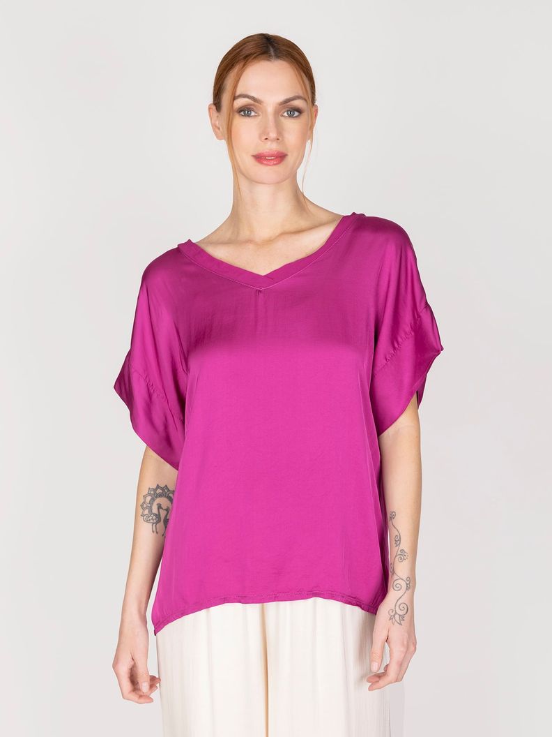 Polera Fucsia  Lineatre-0