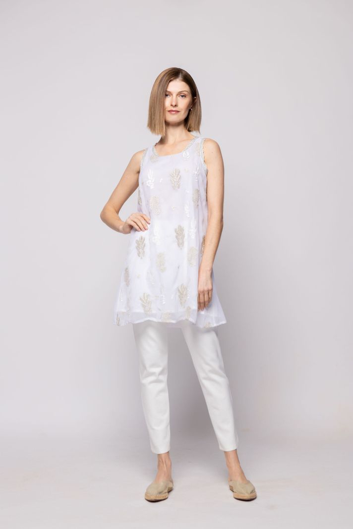 VESTIDO NERINE BLANCO Ludovica-0