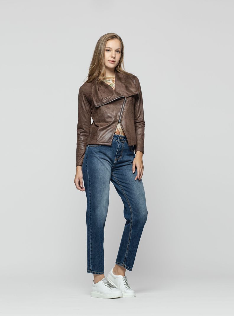 Chaqueta Mujer Sorya Marron Lineatre-2