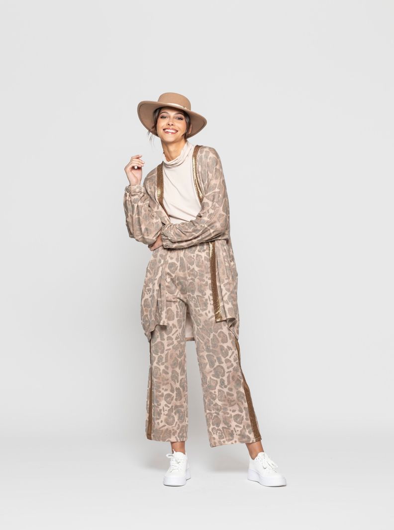 Sombrero Mujer Sasha Camel Lineatre-0