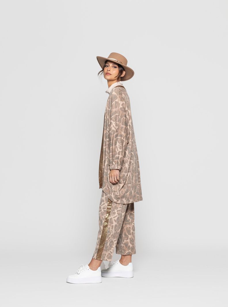 Sombrero Mujer Sasha Camel Lineatre-2