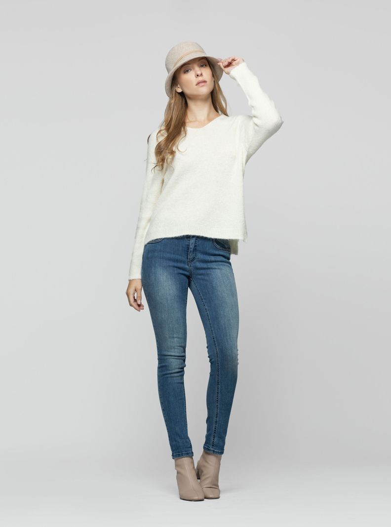 Sombrero Mujer Emina Beige Lineatre-1