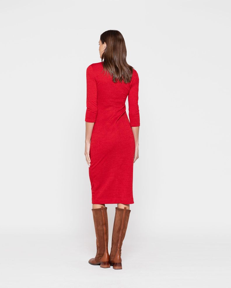 VESTIDO AMAPOLA ROJO Ludovica-2