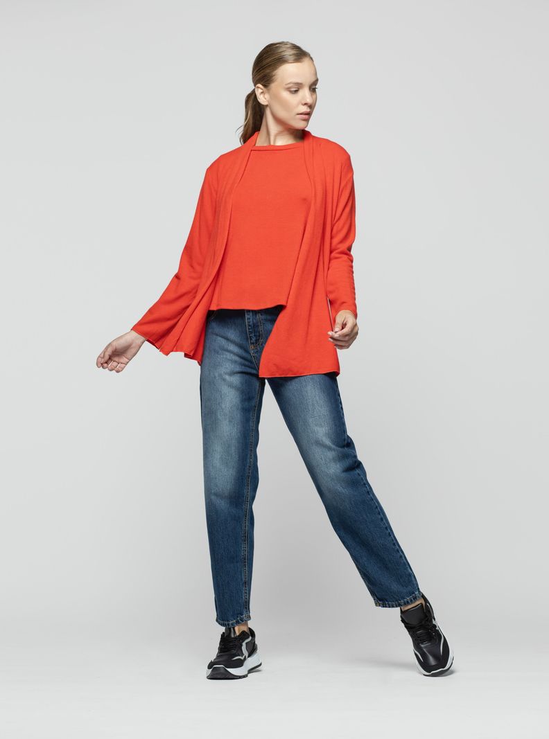 Tapado Mujer Kaelis Coral Lineatre-0