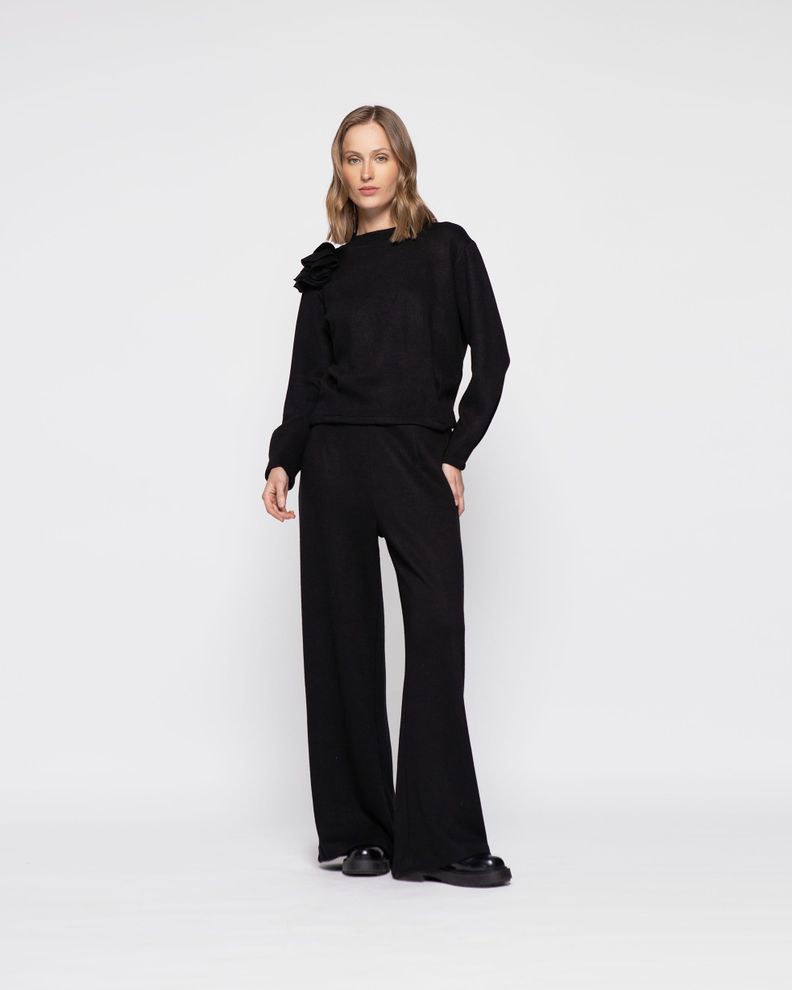 SWEATER CALA NEGRO Ludovica-0