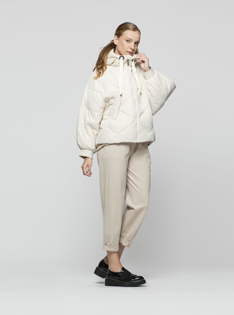 Parka Mujer Elaia Crudo Lineatre-0