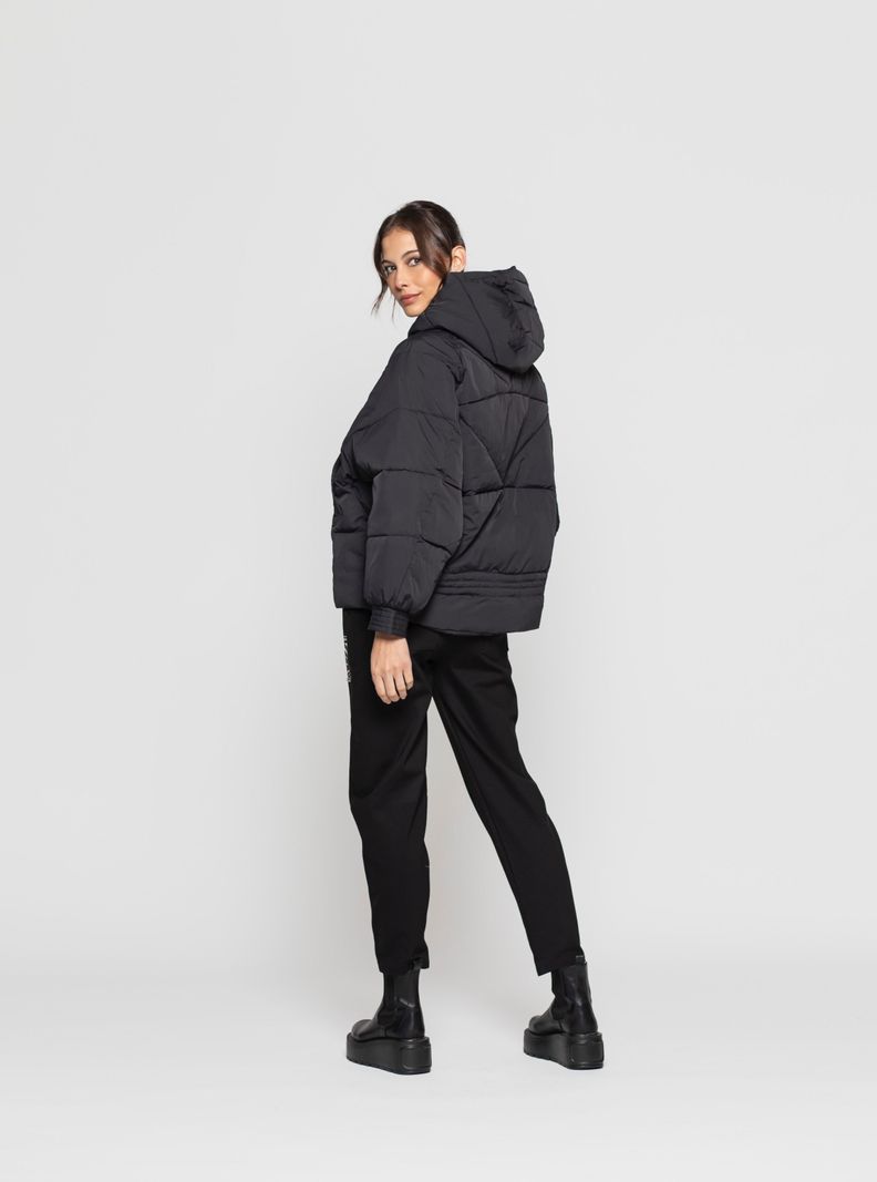 Parka Mujer Elaia Negro Lineatre-2