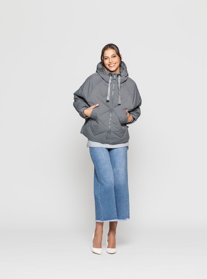 Parka Mujer Elaia Gris Lineatre-0