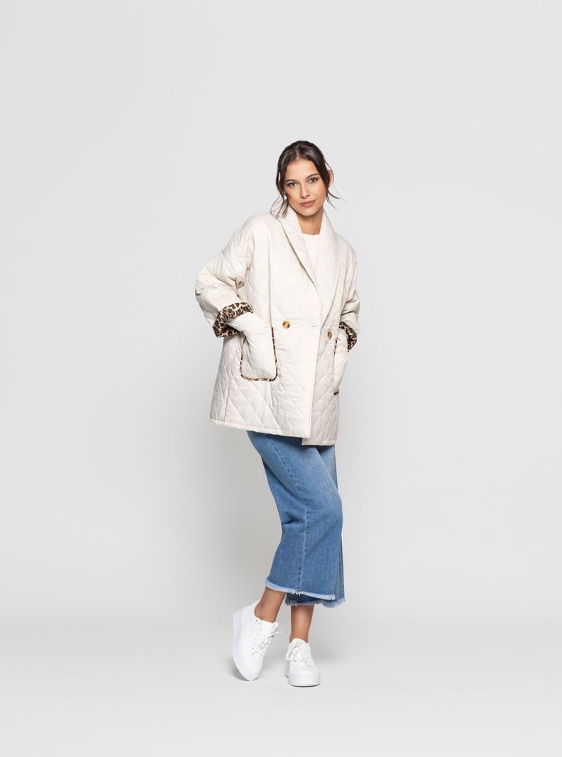 Chaqueta Mujer Alixia Crudo Lineatre-1