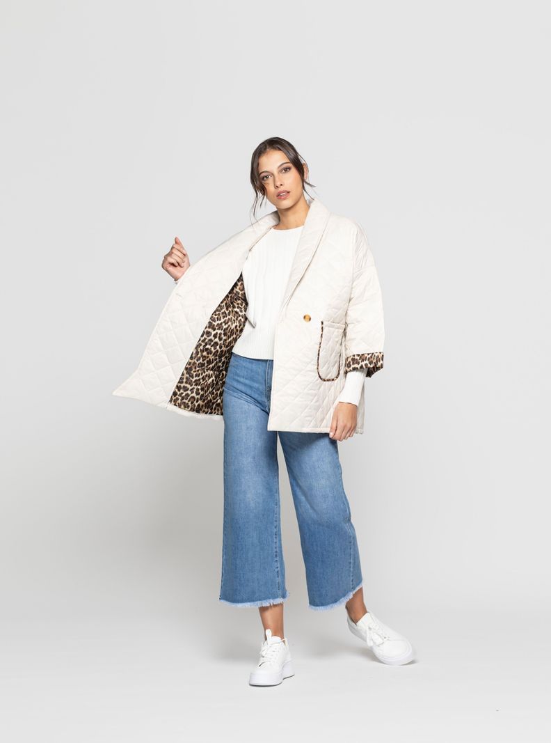 Chaqueta Mujer Alixia Crudo Lineatre-2