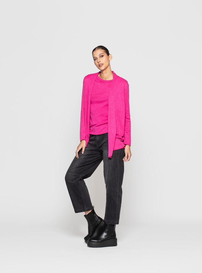 Tapado Mujer Kaelis Fucsia Lineatre-0