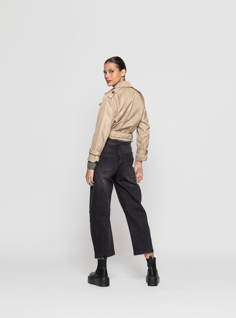 Chaqueta Mujer Veyra Beige Lineatre-0