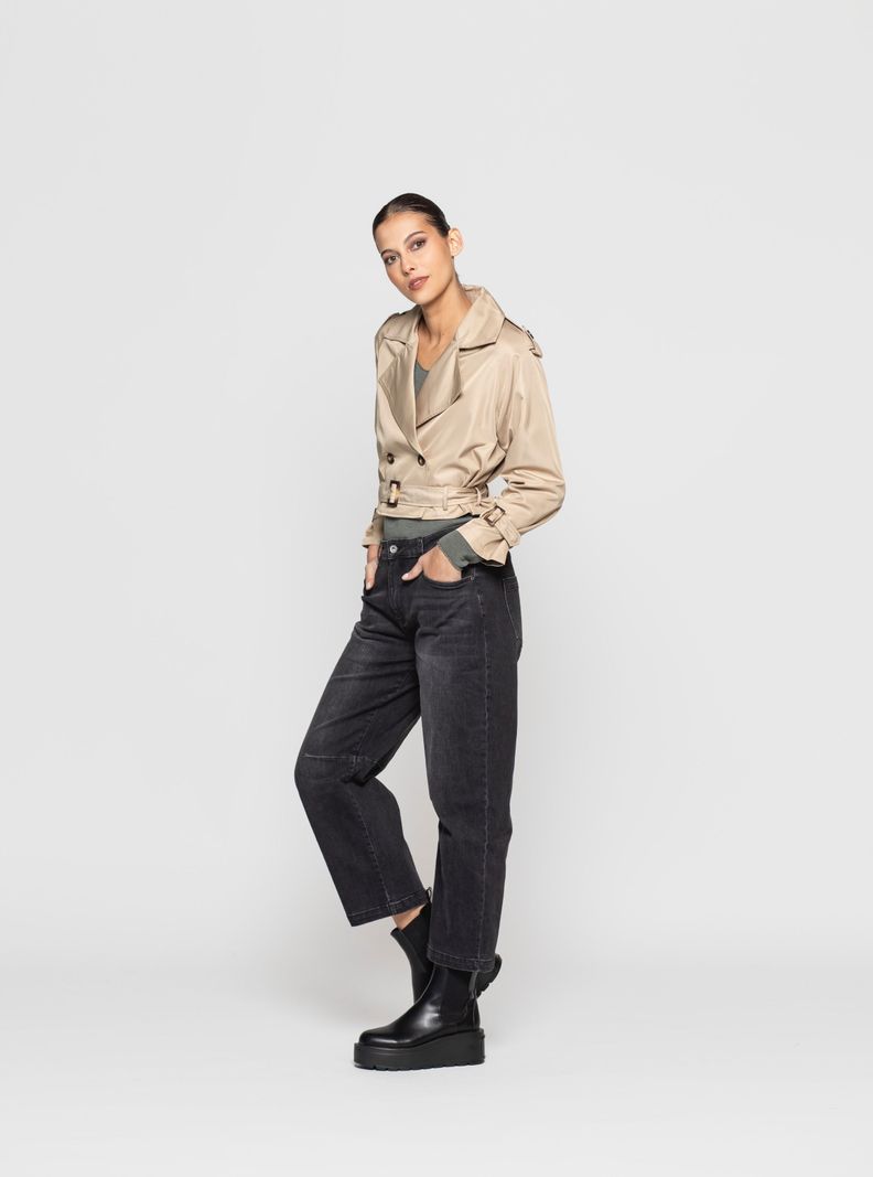 Chaqueta Mujer Veyra Beige Lineatre-2