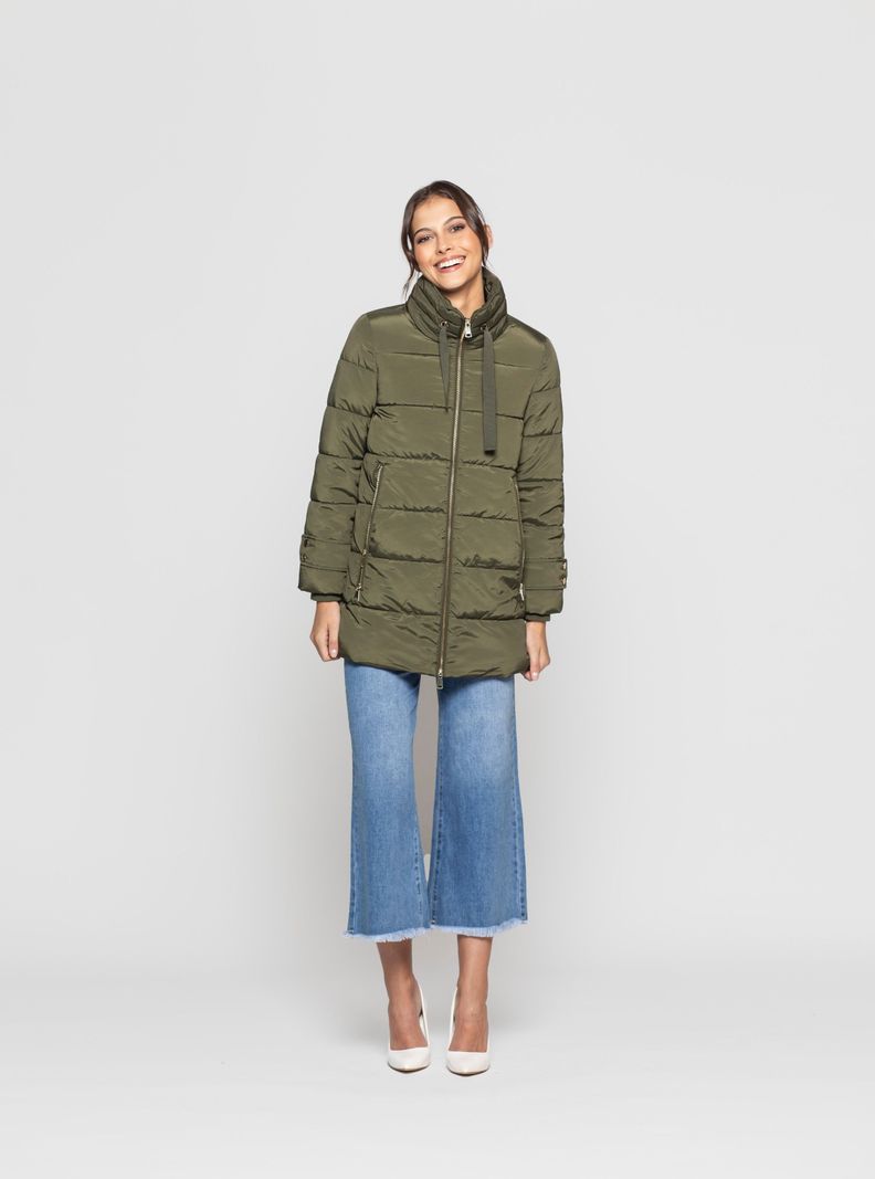 Parka Mujer Kaira Verde Musgo Lineatre-1